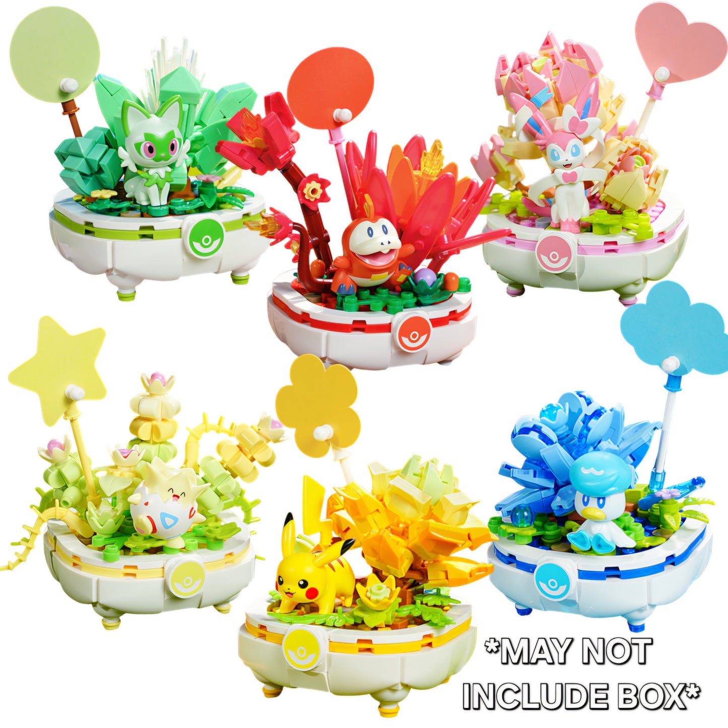NEW Pokemon Bonsai Building Block Sets