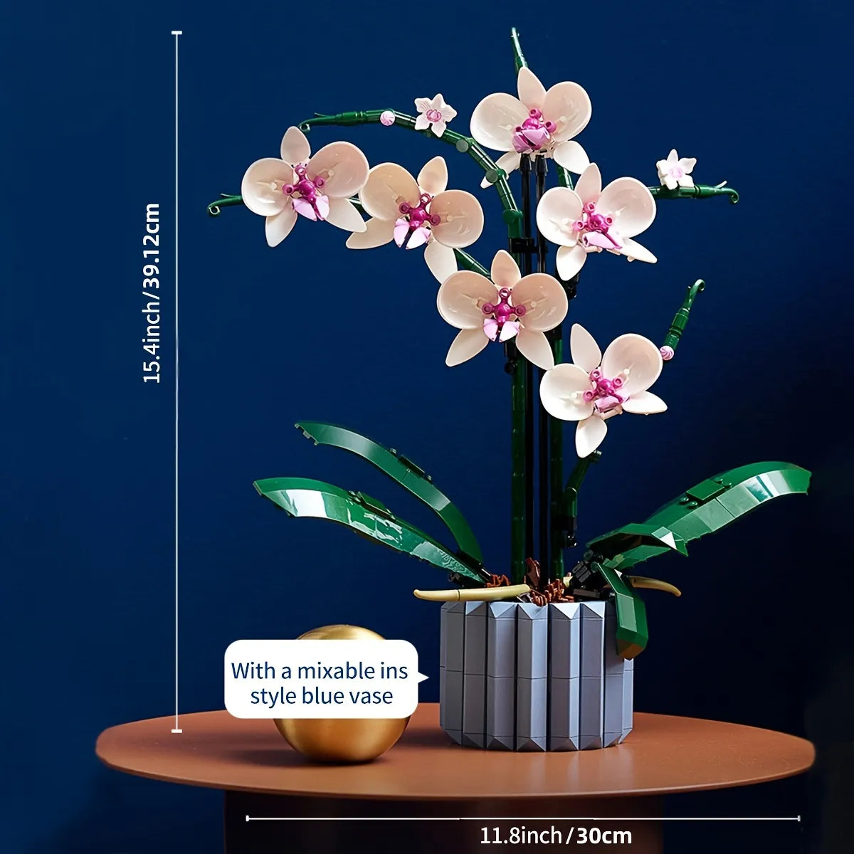 Orchid Bouquet Building Blocks 608pcs