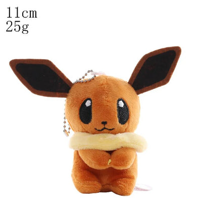 11cm Pokemon Plush Keychain