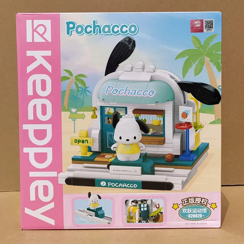 PurplePets Sanrio Home Building Blocks Set