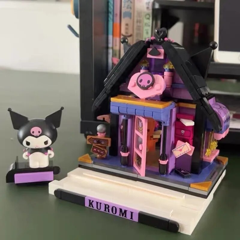 PurplePets Sanrio Home Building Blocks Set