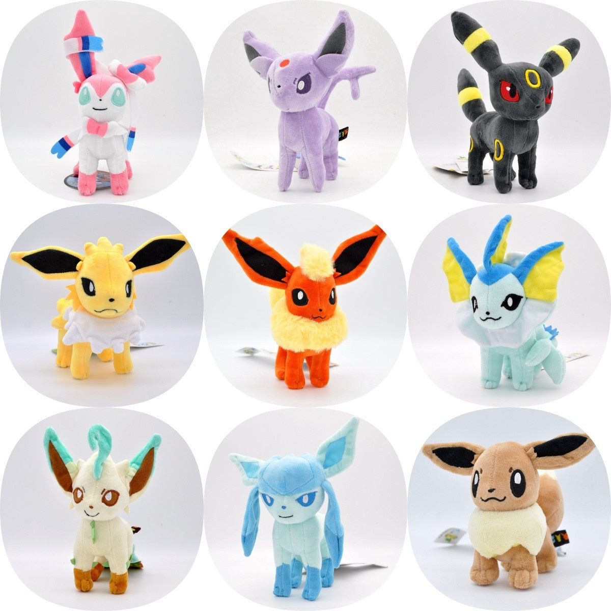 Eevee Evolutions 20cm Plushies