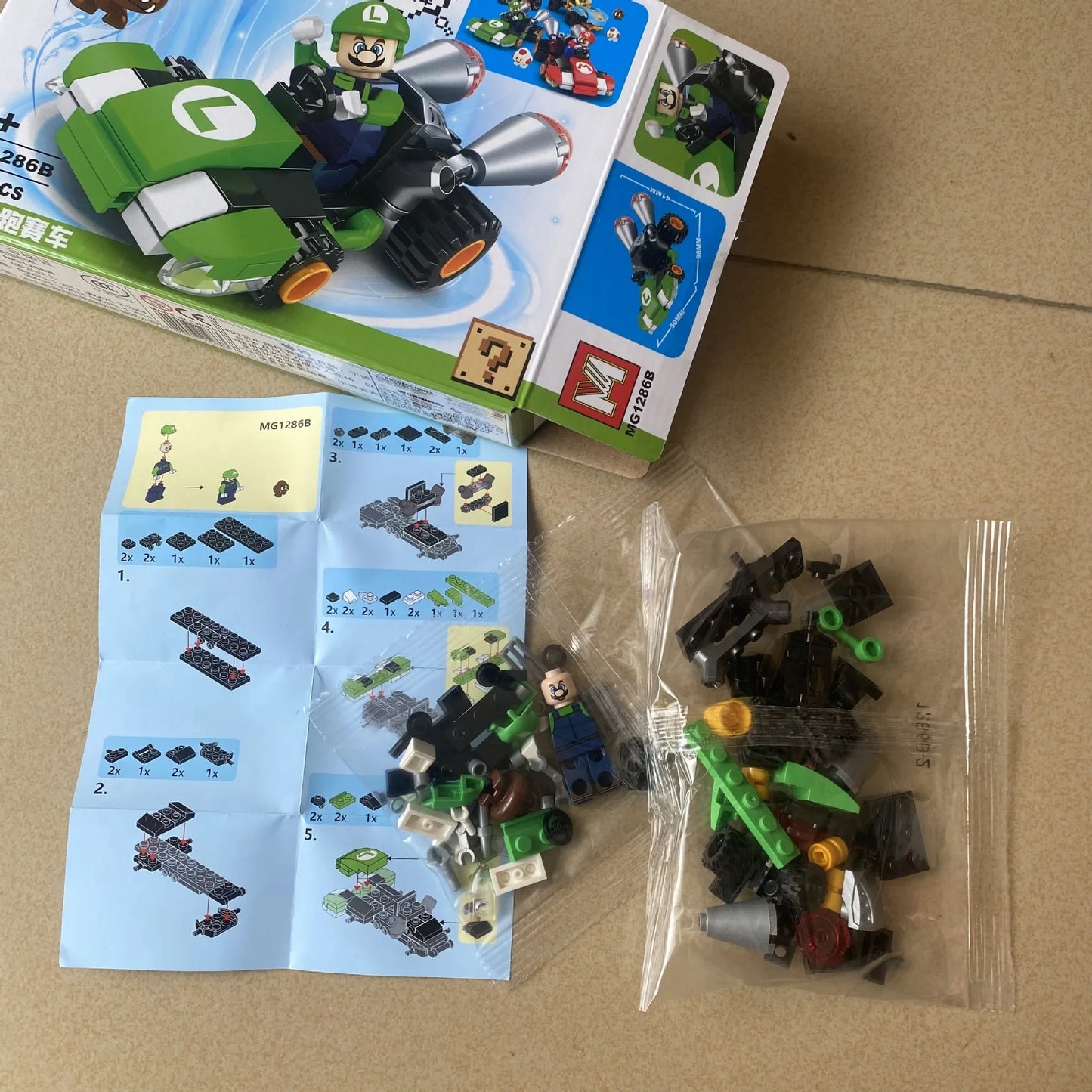 Mini Mario Racer Building Block Sets