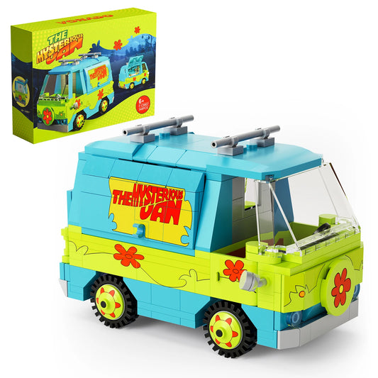 Toy Mysterious Machine Van Model Kit Building Blocks Set