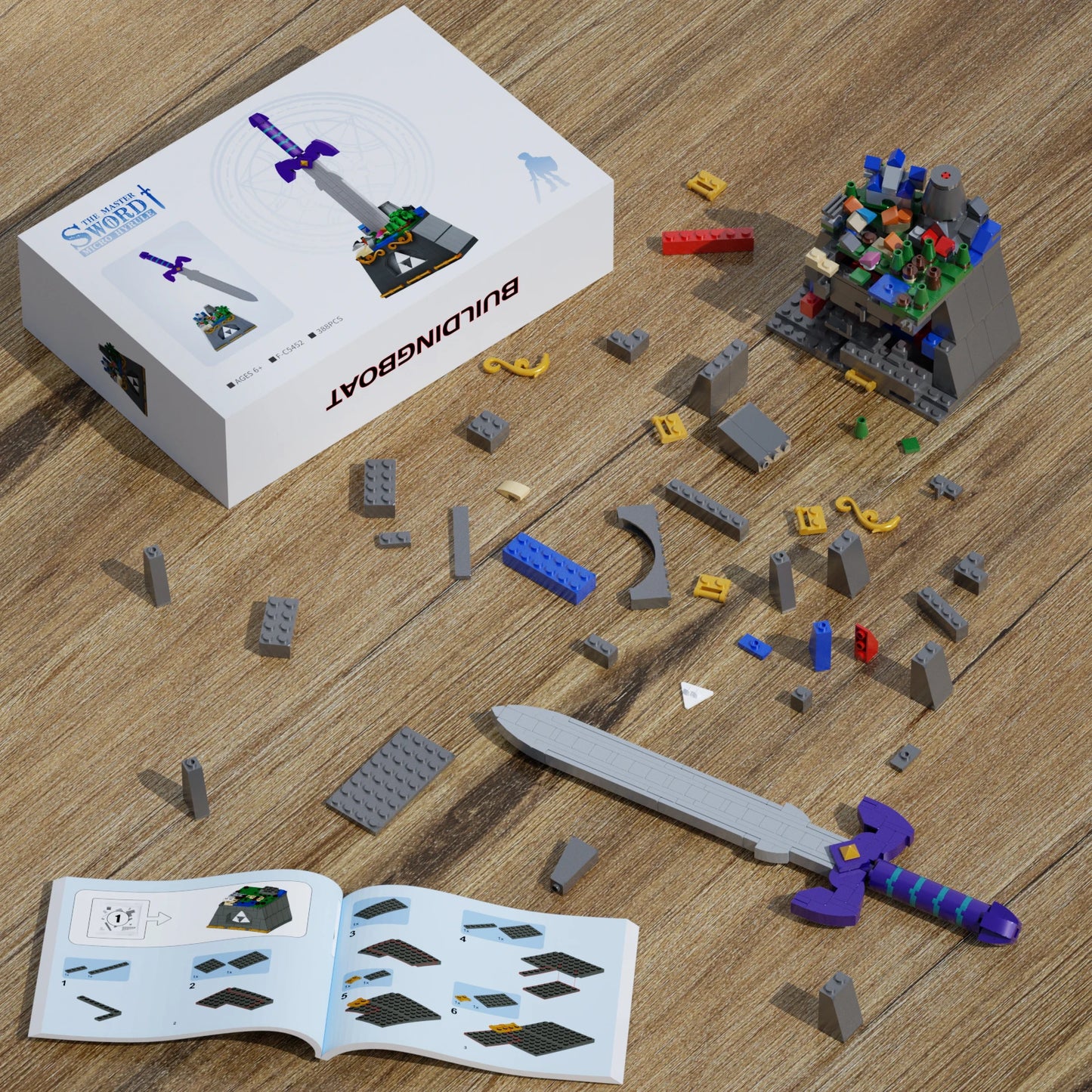 The Master Sword Building Blocks Set
