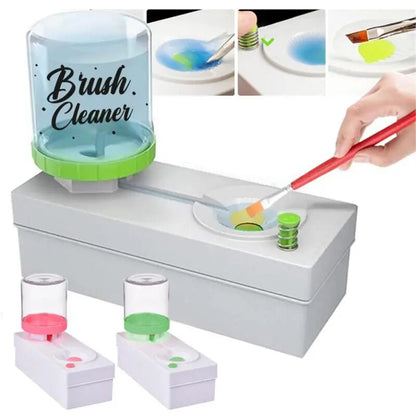 BrushFlush™ Watercolor Paint Brush Washer